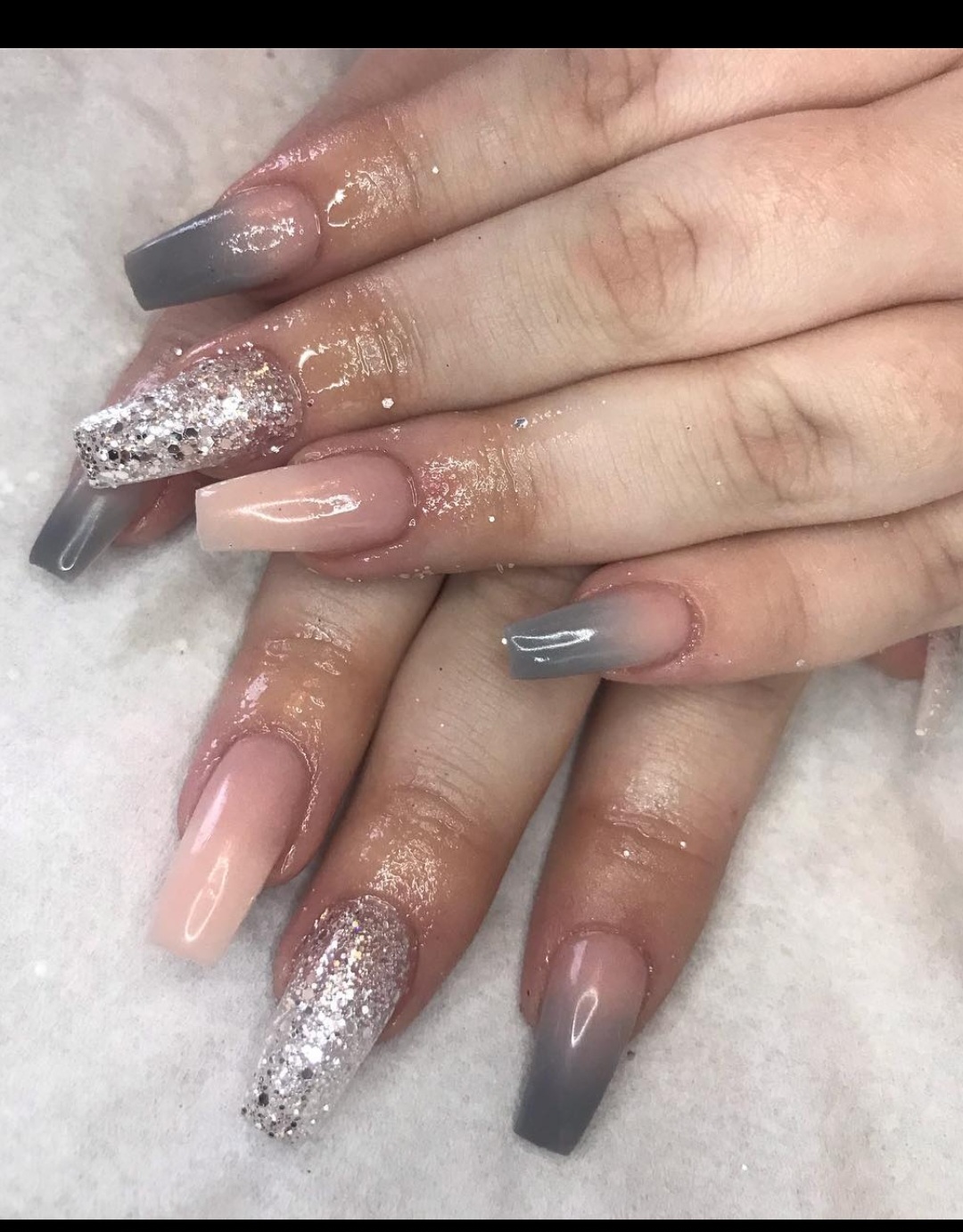 Beautiful Grey Ombre Nails Art Design for Spring & Summer 2024 ...